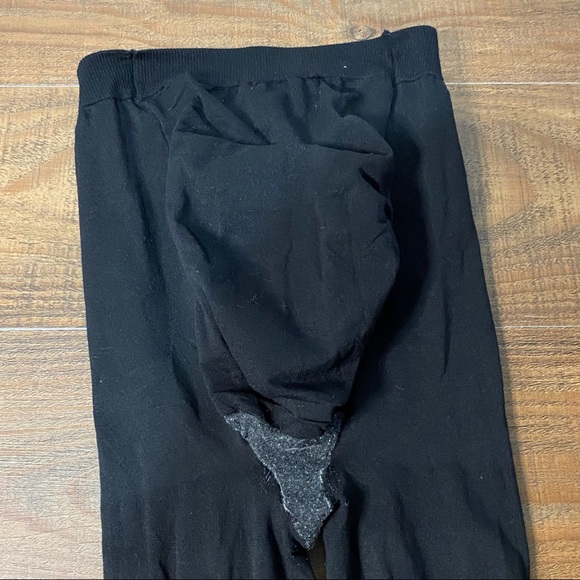 Black maternity tights - Picture 3 of 6